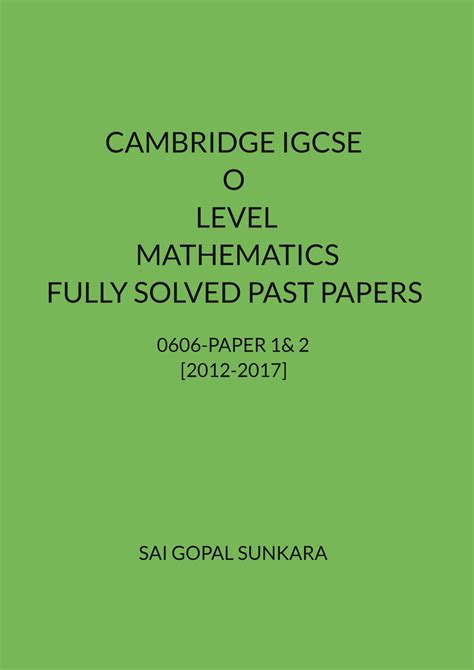 MF19 – List of Formulae. . Cambridge maths past papers part ii